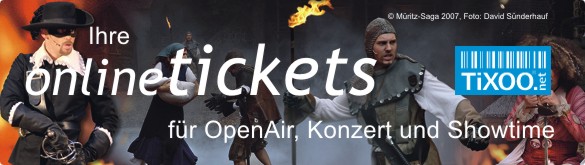 TIXOO-Onlineticketing zur Mueritz-Saga in Waren (Mueritz) bei mueritzonline